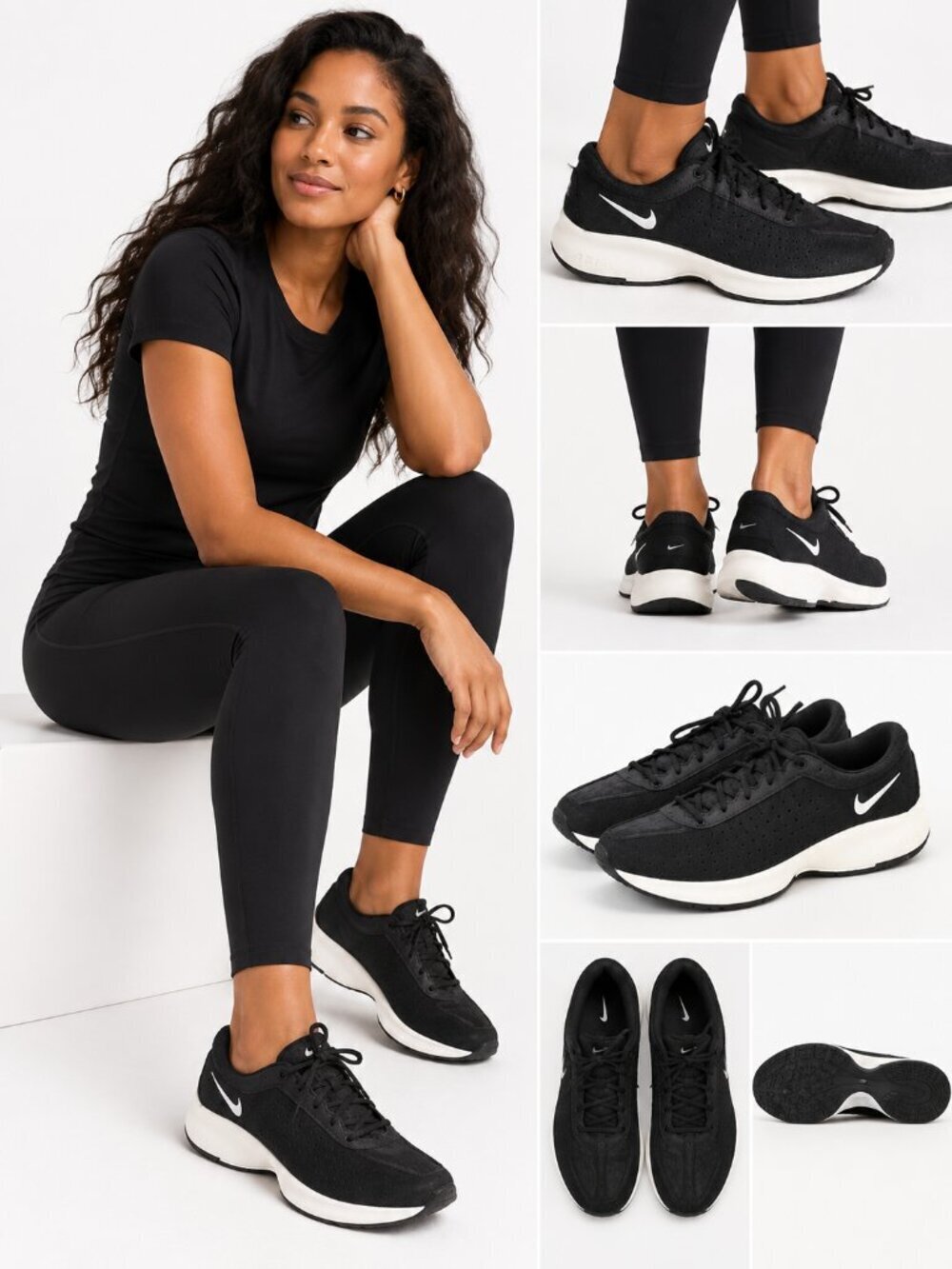 Nike Air Superfly Black/Sail Suede Sneakers – New - Picture 2 of 3